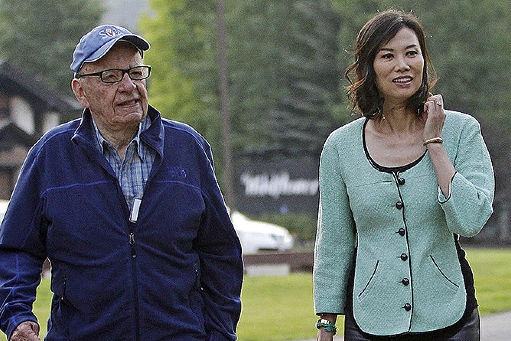Rupert Murdoch married Wendi Deng in 1999. Photo: AP