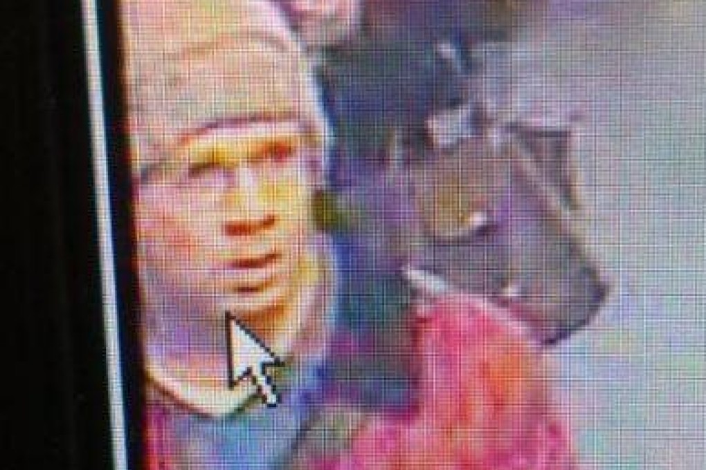 Surveillance footage shows the man named as Abdelhakim Dekhar. Photo: EPA