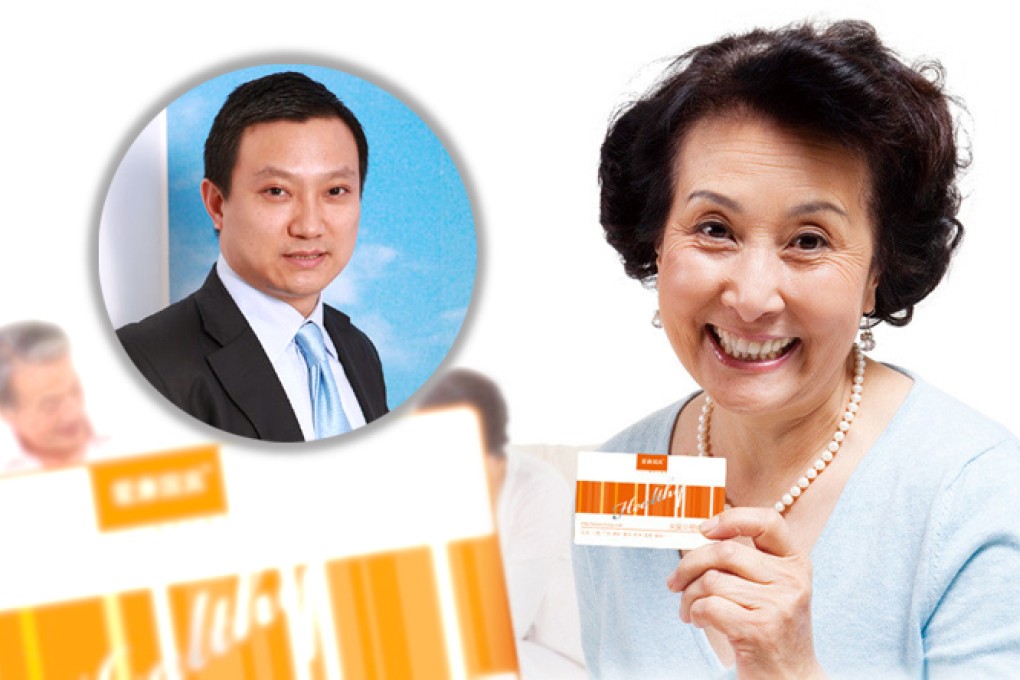 Chairman and chief executive Zhang Ligang (inset) founded iKang in 2004. Photo: SCMP Pictures