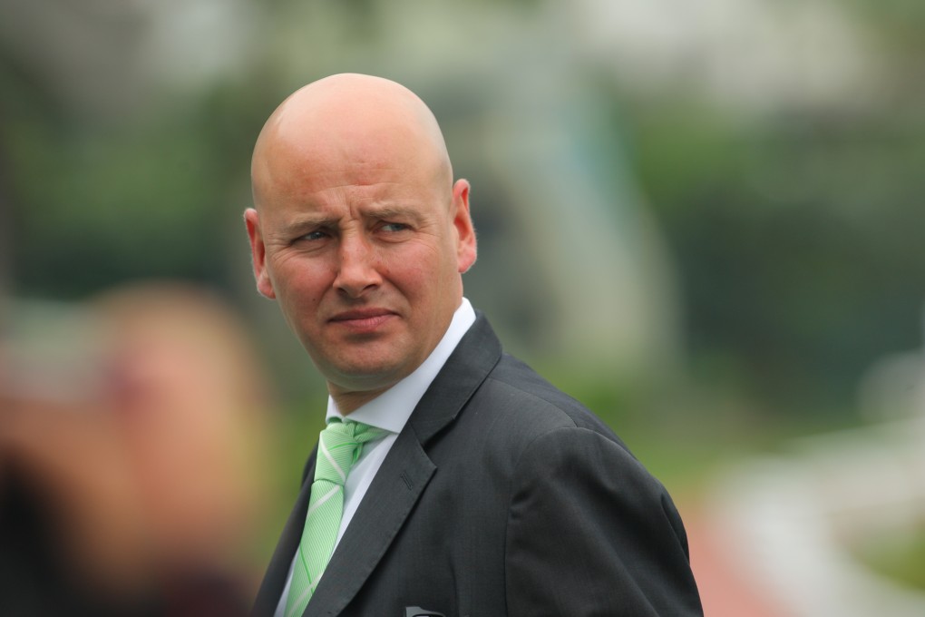 Andreas Schutz produced a great training performance with Little Dreams at Happy Valley on Wednesday. Photo: Kenneth Chan.