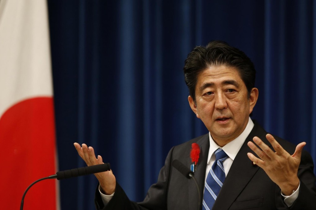 Top hedge funds have reaped billions from Japanese Prime Minister Shinzo Abe's monetary stimulus programme. Photo: Reuters