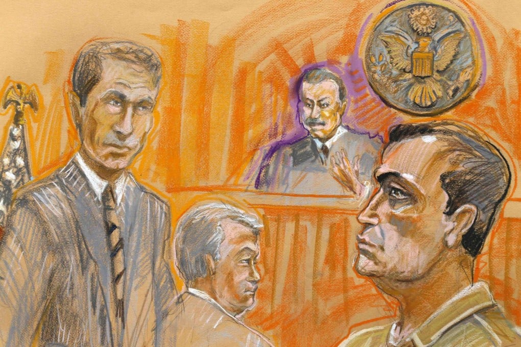 A courtroom sketch of contractor Leonard Francis. Photo: Reuters