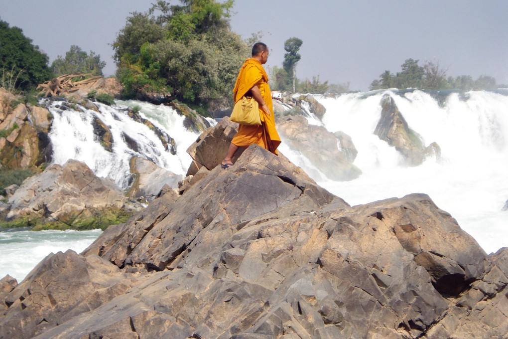 Environmental campaigners fear that the Don Sahong Dam would cause water levels in the Khone Falls (pictured) to drop, causing a negative impact on the tourist industry. Photo: Tom Fawthrop