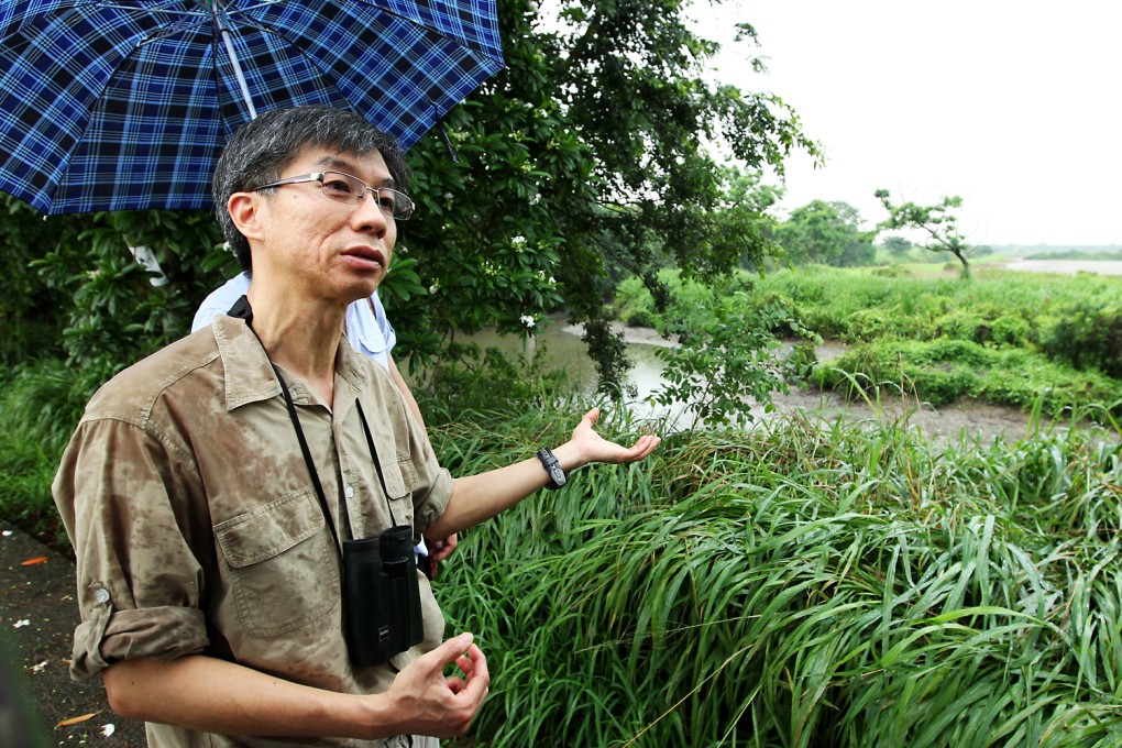Michael Lau Wai-neng, conservation head of WWF, near Mai Po nature reserve. Photo: Nora Tam