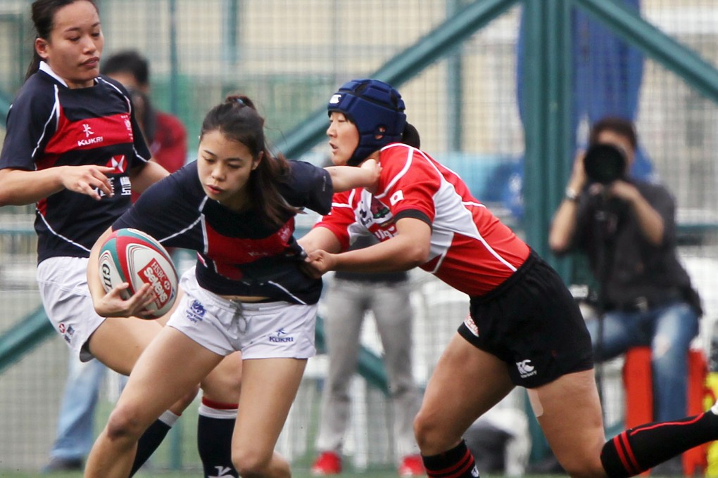 Girl's rugby is the fastest growing sport in Hong Kong and for those who demonstrate real talent it could lead to a chance to compete on the international stage. Photo: Nora Tam/SCMP