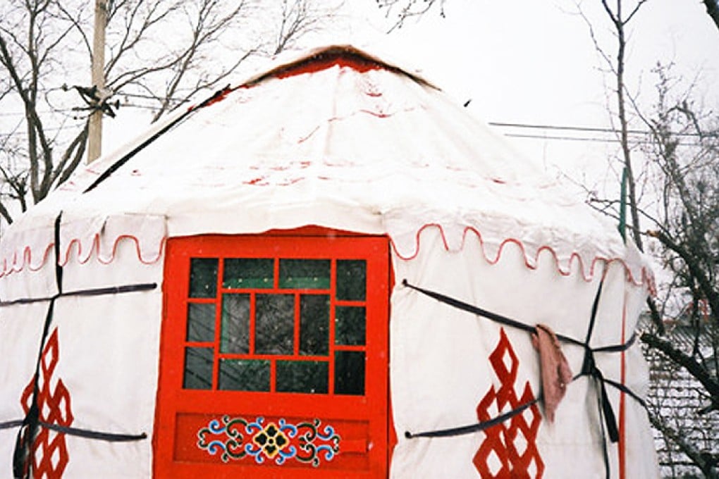 An image of the yurt in Beijing circulated on the internet. Photo: SCMP Pictures