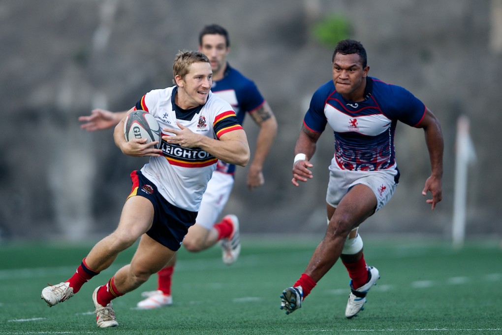 Today's "Super Saturday" features a top-of-the-table clash between Premiership leaders Leighton Asia HKCC and WhichWay Valley. Photo: HKRFU