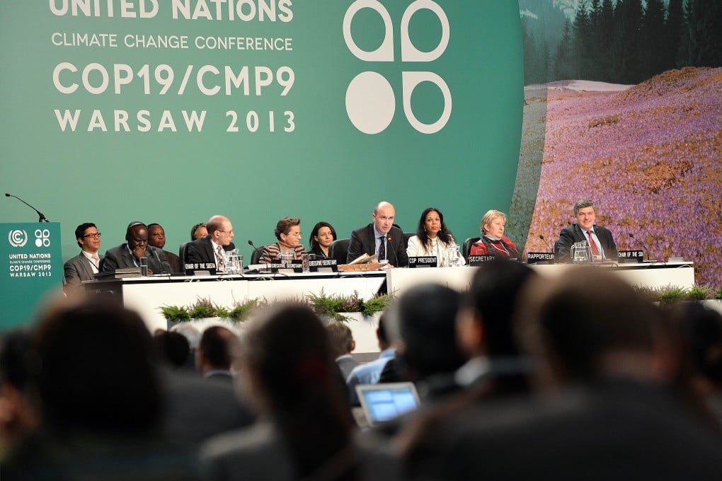 19th conference of the United Nations Framework Convention on Climate Change COP19 in Warsaw. Photo: AFP