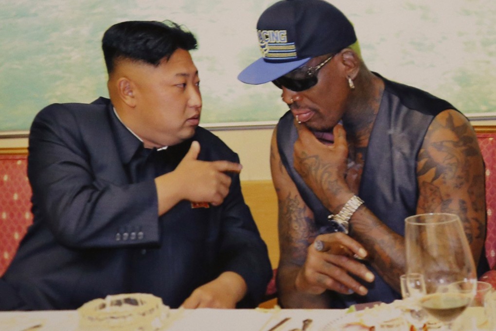 Dennis Rodman (left) with "friend" Kim Jong-un. Photo: Reuters