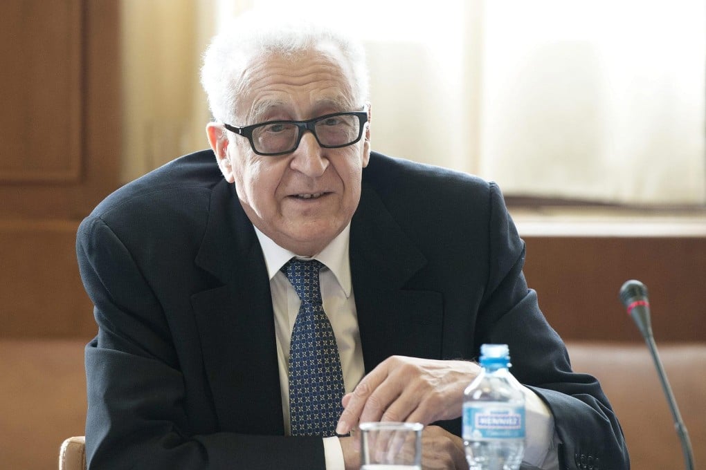 Lakhdar Brahimi met with US and Russian officials. Photo: EPA