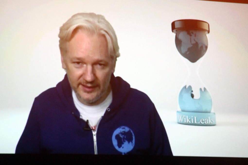 Assange in Ecuador's embassy