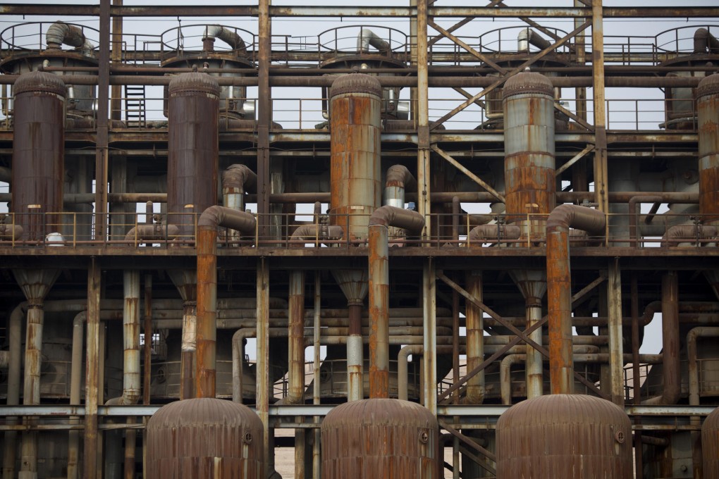 A Chalco smelting facility in Zibo , Shandong province. The firm is the country's largest aluminium smelter. Photo: Bloomberg