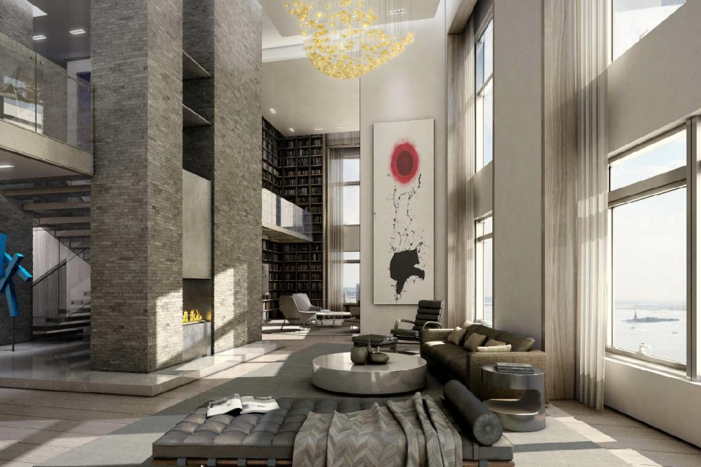 The penthouse at the W New York Downtown Hotel and Residences.