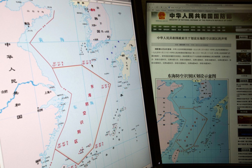China 'monitored' US bombers as they flew over air defence