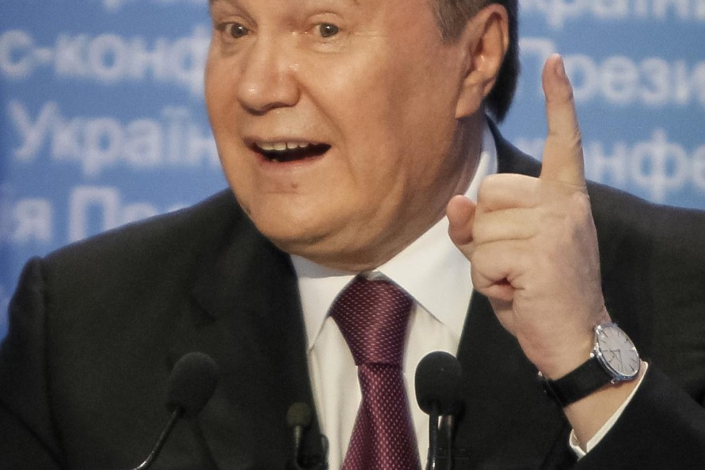 Ukrainian President Viktor Yanukovych