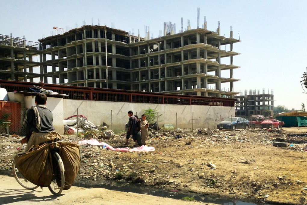 A stalled residential development in Kabul. The government hopes subsidies will prop up the property market. Photo: Lynne O'Donnell