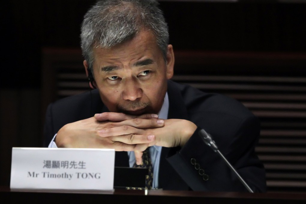 Former ICAC Commissioner Timothy Tong Hin-ming