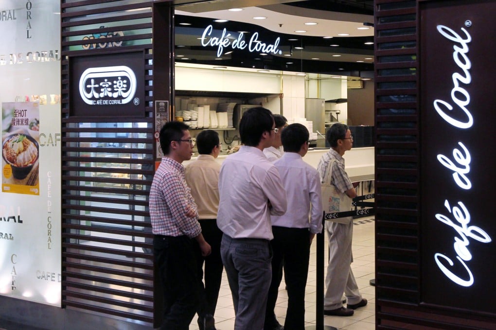 Cafe de Coral faces constant pressure from rising rental costs and labour shortages in Hong Kong. Photo: Dickson Lee