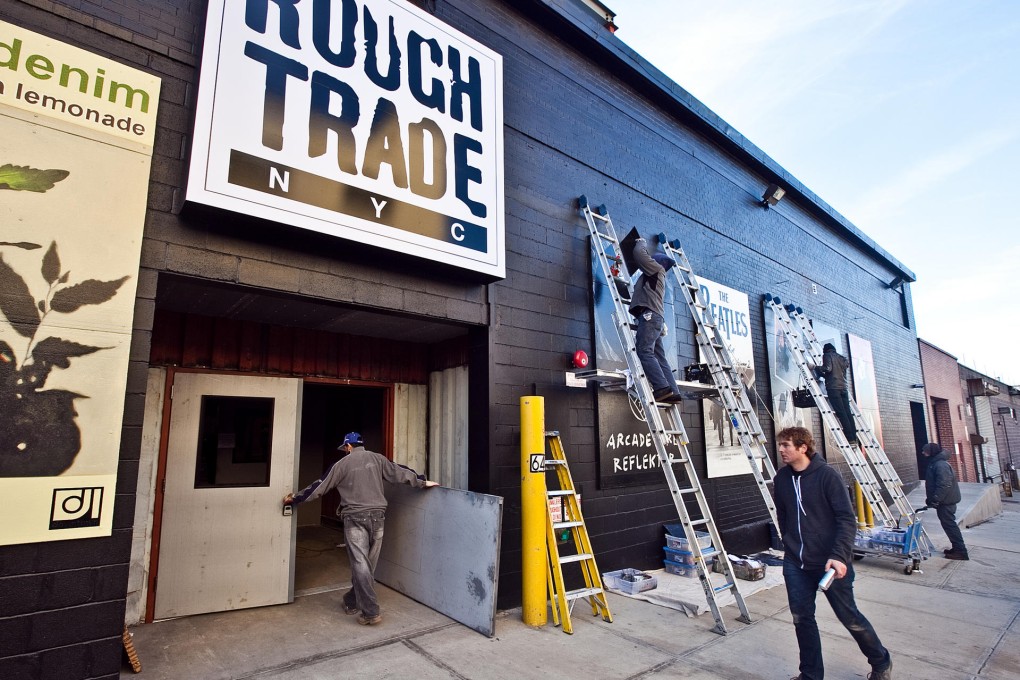 Hopes are riding on Rough Trade NYC's shop in Brooklyn to revive the music industry. Photos: Corbis, Getty Images