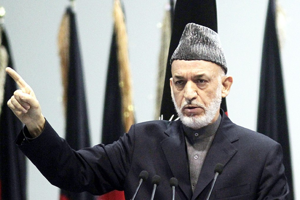 President Hamid Karzai. Photo: EPA