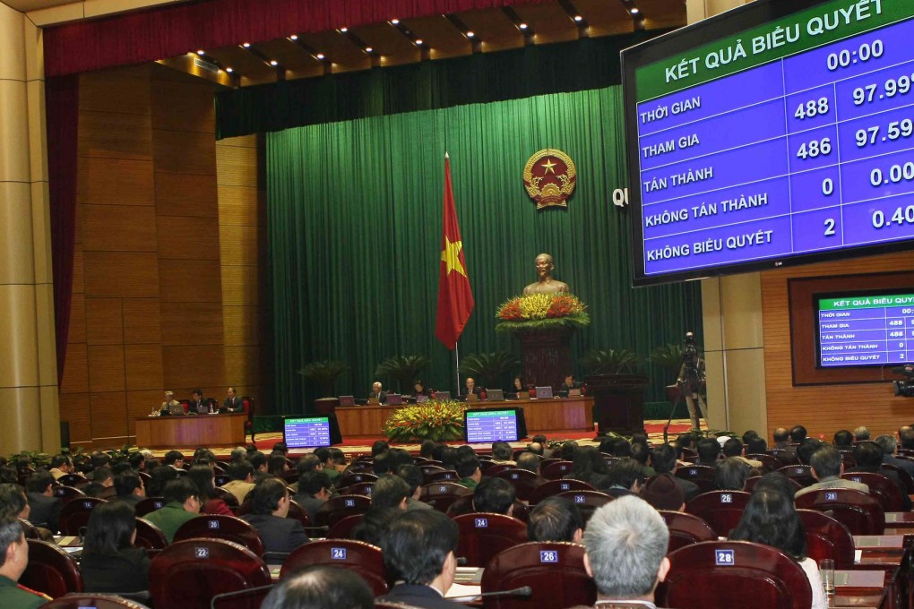 Lawmakers tightened the party's grip on power. Photo: Xinhua