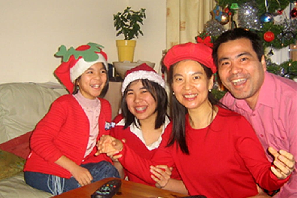 An undated handout picture obtained in London on November 27, 2013, from Britain's Northamptonshire Police, shows the murdered Ding family. Photo: AFP