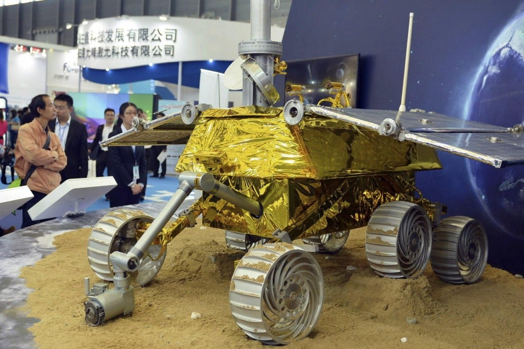 A lunar rover was at the China International Industry Fair in Shanghai last month. Photo: Reuters