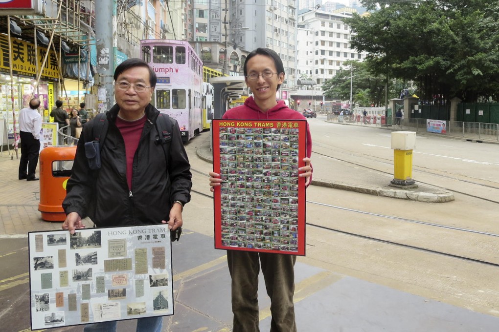 Ricky Lau and Joseph Tse, founders of Amazing Ding Ding website covering the history of Hong Kong trams.