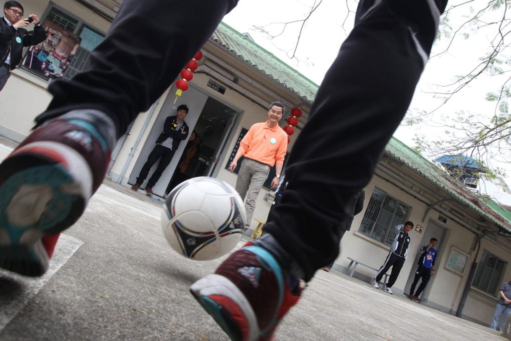 Hong Kong Mega Sports Events Association will organise a charity football tournament named in honour of the chief executive. Photo: Felix Wong