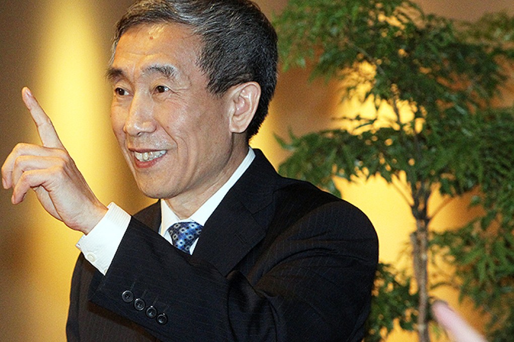 Li Fei speaks in Hong Kong. Photo: Sam Tsang