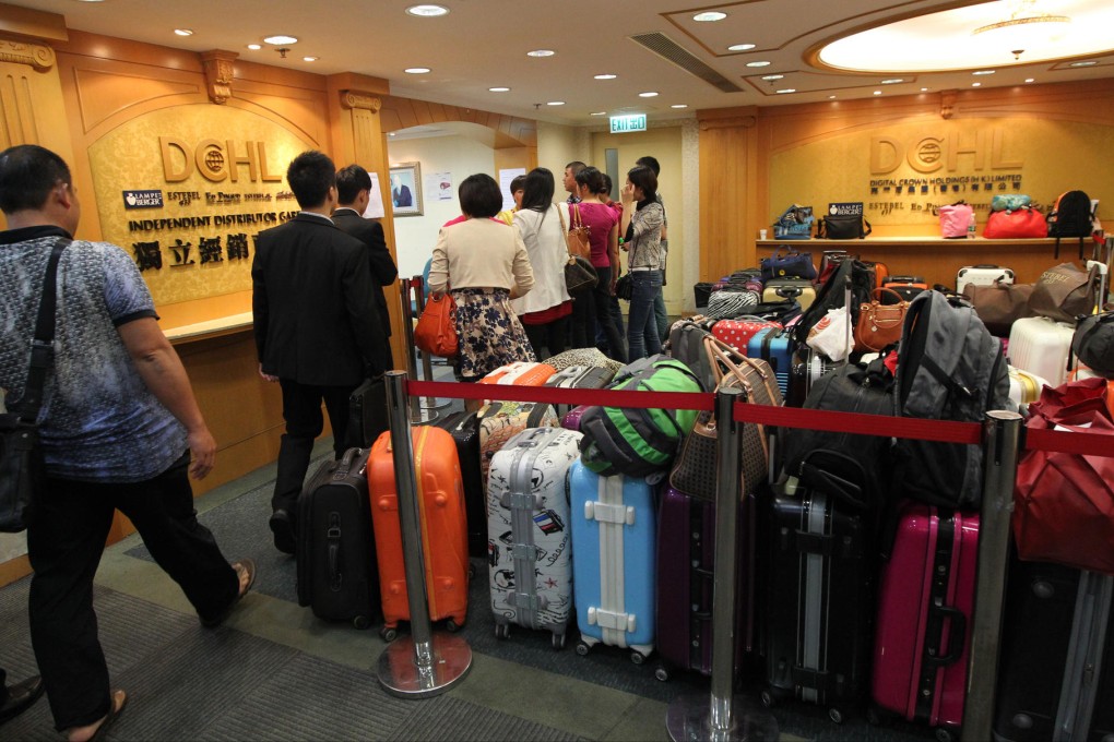Would-be distributors are still flocking to DCHL's office in Causeway Bay. Photo: Nora Tam