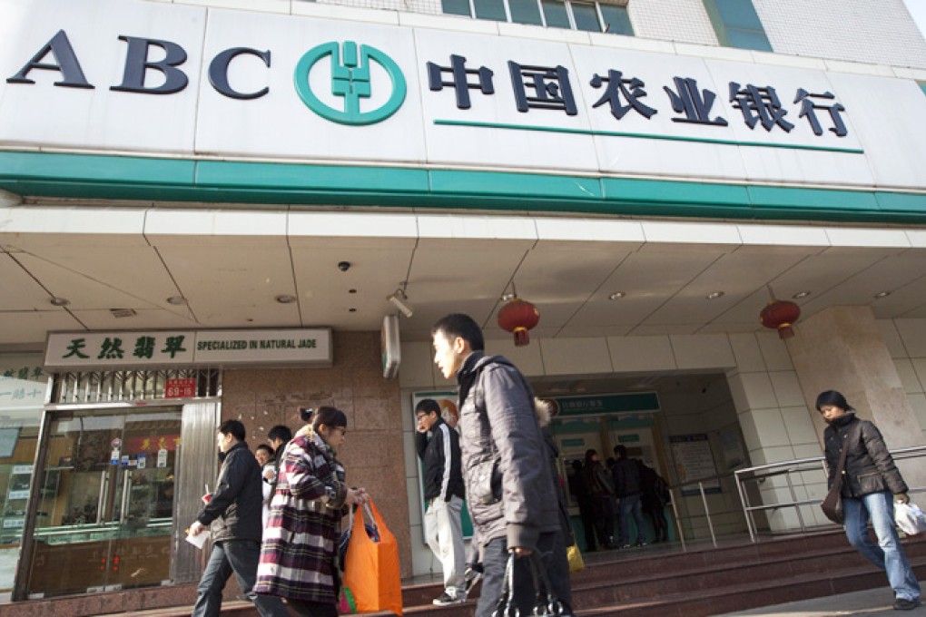 Moody's Investors Service assigned Agricultural Bank's bonds an A1 rating, its fifth-highest grade, for an up to US$500 million sale, according to a not on Monday. Photo: Bloomberg