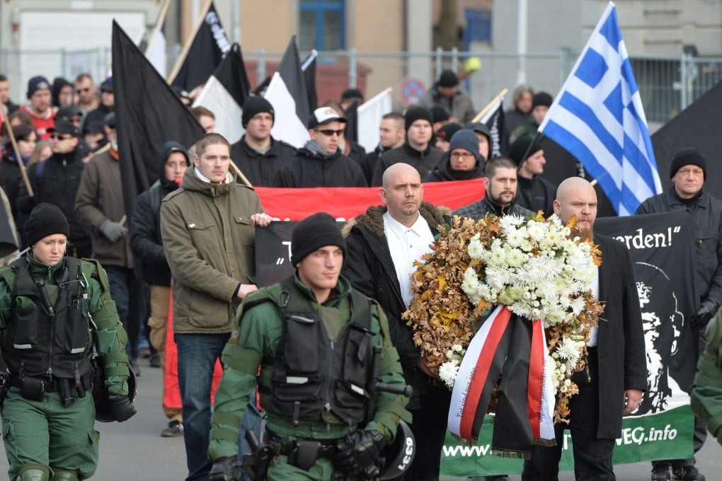 A neo-Nazi march in Wunsiedel, Germany. Photo: EPA