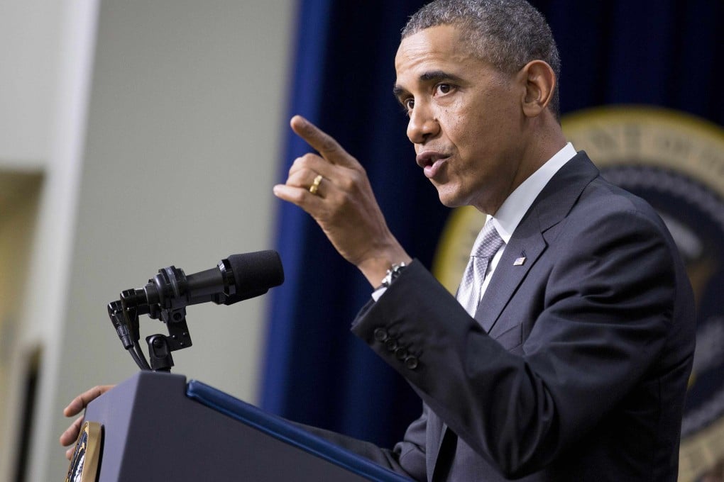 More than half of Americans are dissatisfied with how US President Barack Obama is handling China. Photo: Reuters