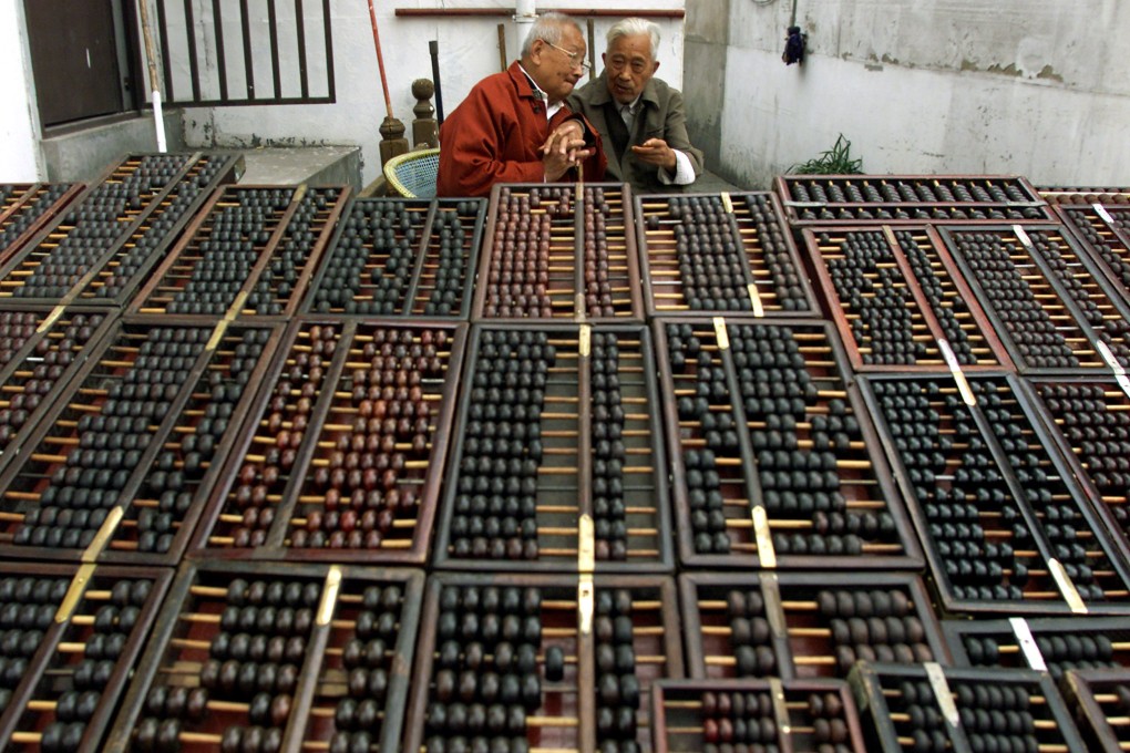 The Chinese abacus dates back to 2nd century BC. It has been added to the World Intangible Cultural Heritage list. Photo: Reuters