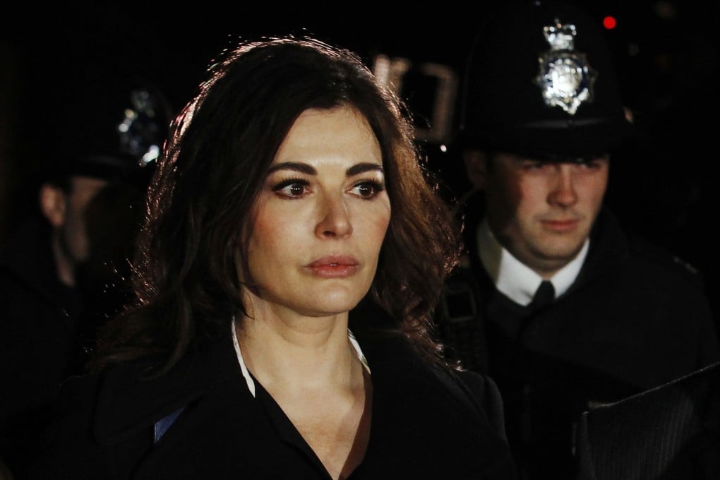 TV chef Nigella Lawson leaves Isleworth Crown Court in London on Wednesday. Photo: Reuters