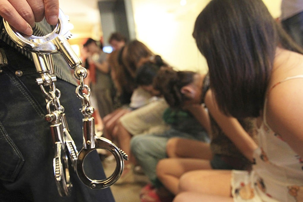 Police said they have broken up a criminal syndicate believed to be controlling a prostitution website. Photo: Reuters