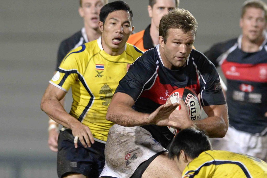 New Hong Kong captain Nick Hewson has always made a habit of leading from the front. Photo: HKRFU