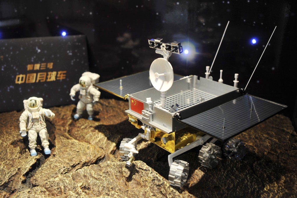 A model of China's moon rover Yutu, or Jade Rabbit