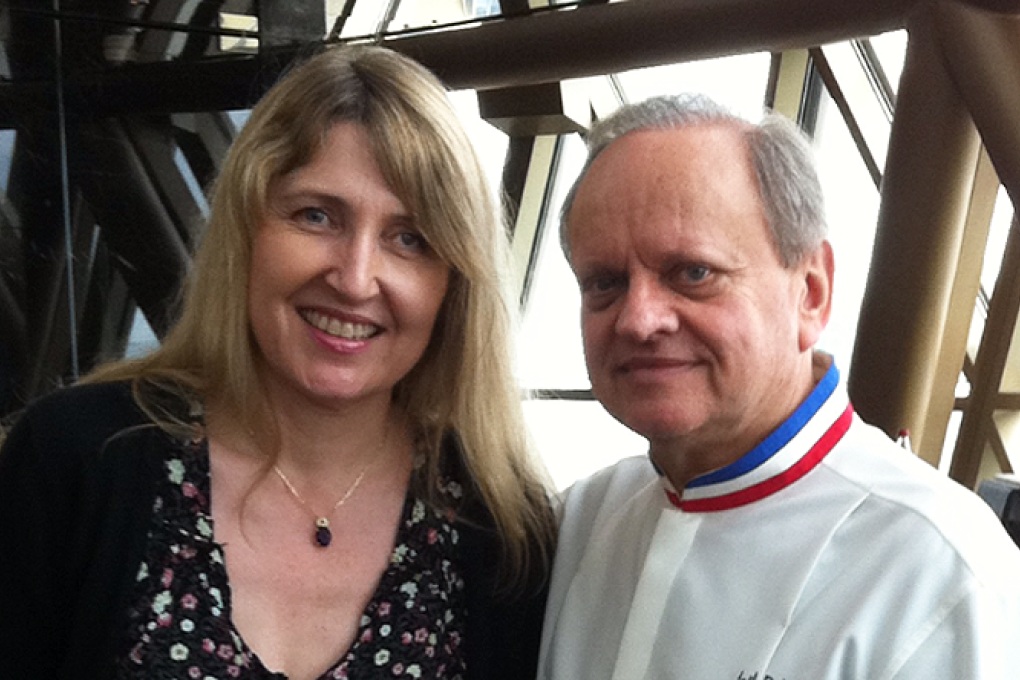 Leading chef Joel Robuchon in his Michelin three-star Macau restaurant - he warns that Michelin stars can mean too much stress.