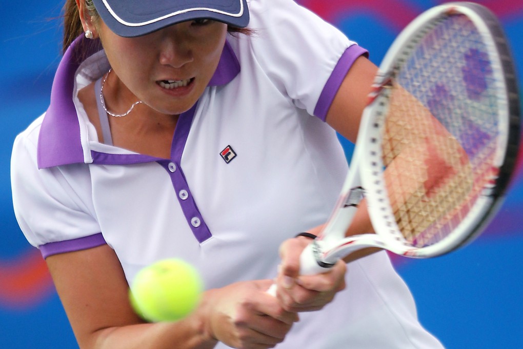 Zhang Ling is Hong Kong's top women's tennis player, having reached the singles finals at the Asian Championships last week. Photo: K.Y. Cheng