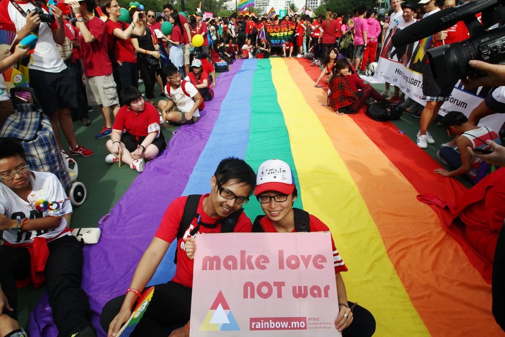 Mainland Chinese parents of gay children rally for LGBT rights at 