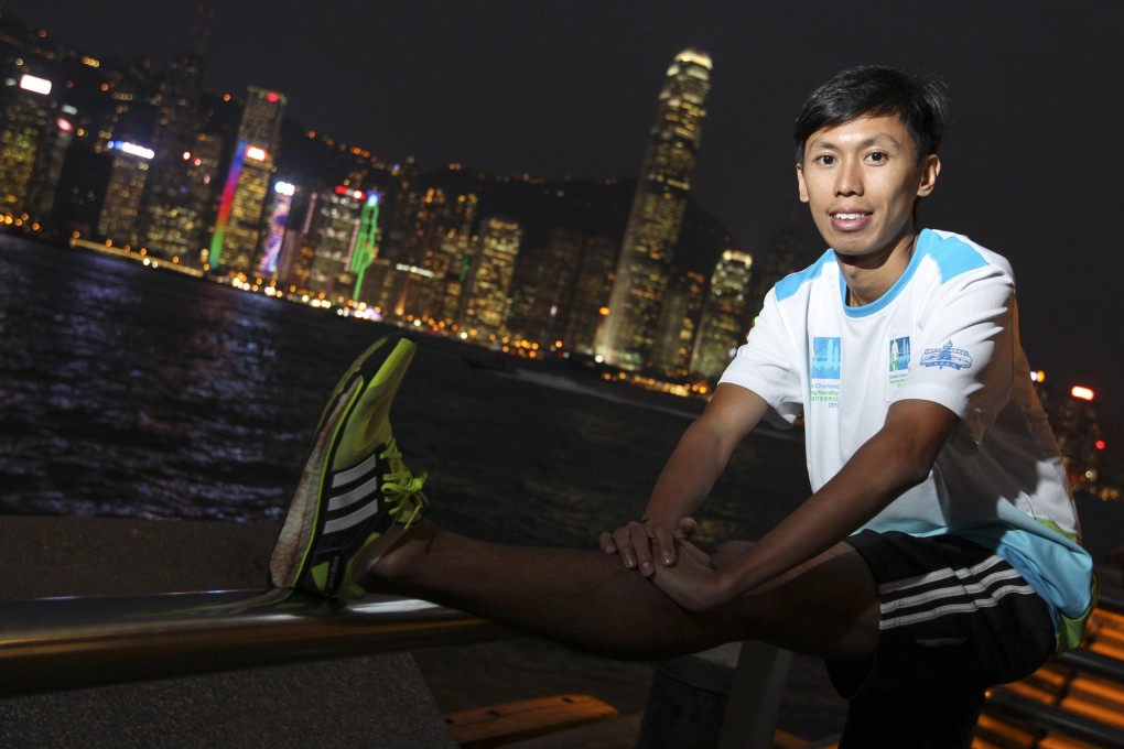 Hong Kong's fastest 3,000 metre runner, Chan Ka-ho. Photo: Nora Tam