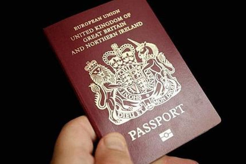 British nationals, including British National (Overseas) passport holders, living in Hong Kong will have to apply to the UK for renewals. Photo: SCMP