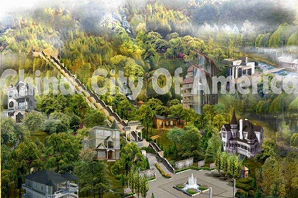 Concept artwork of the proposed "China City of America". Photo: Chinacityofamerica.com