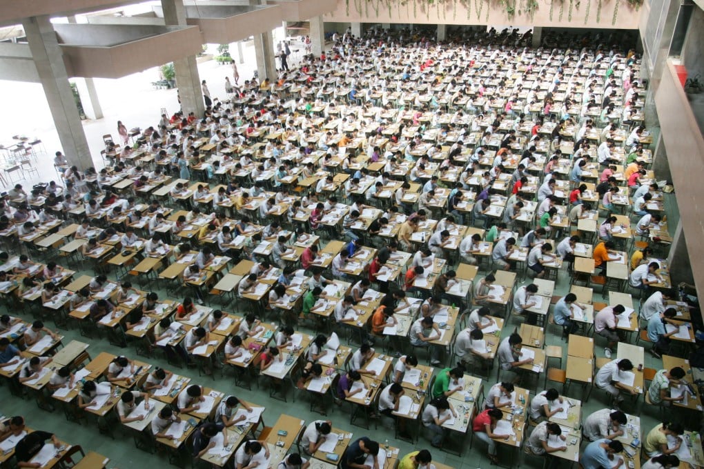 Hong Kong students are constantly tested. Photo: AP