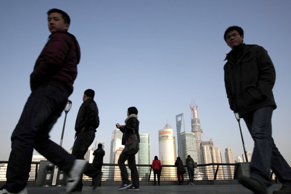 The mainland is expected to meet or exceed its annual gross domestic product target of 7.5 per cent amid a pickup in consumption as investment cools slightly. Photo: Bloomberg