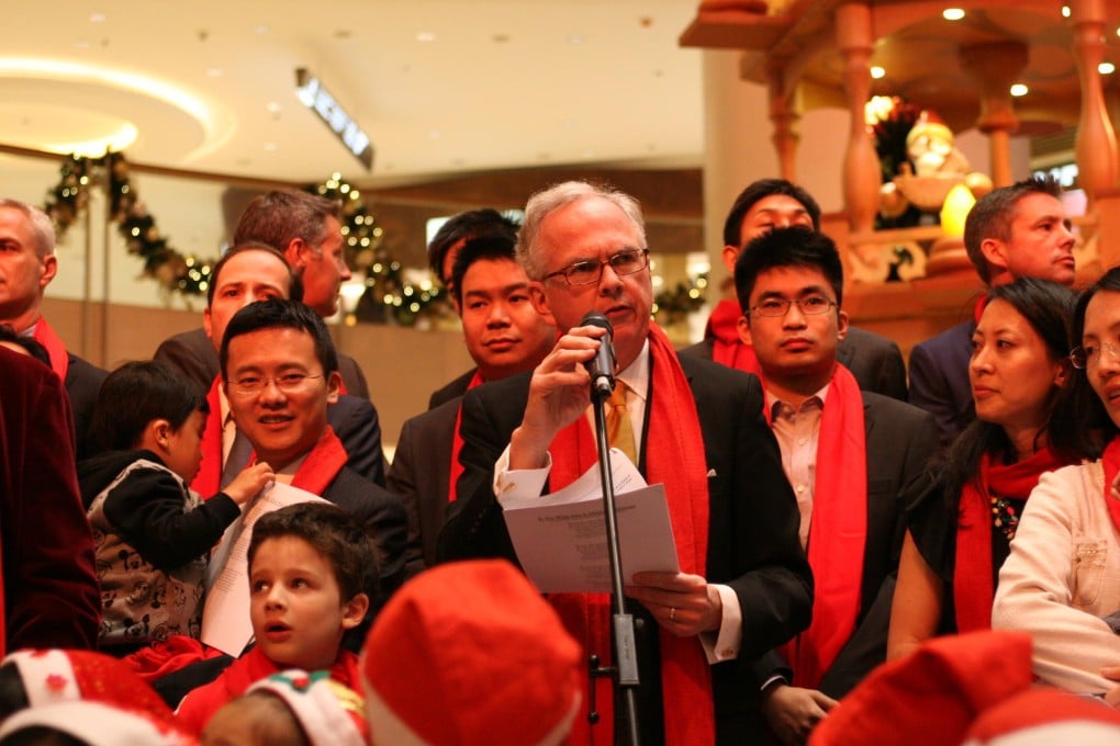 Bill Strong and his choir.