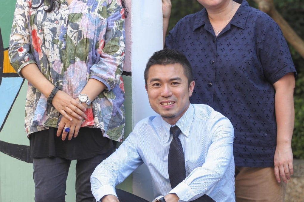 From left: nurse consultant Jolene Mui, Dr William Chui and Lily Chan, the peer specialist at Castle Peak Hospital. Photo: Paul Yeung