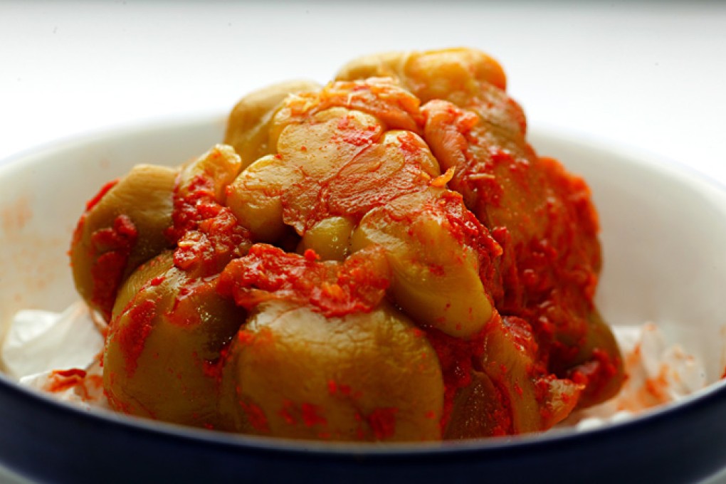 A dish of Sichuan preserved vegetable. Photo: Antony Dickson/SCMP